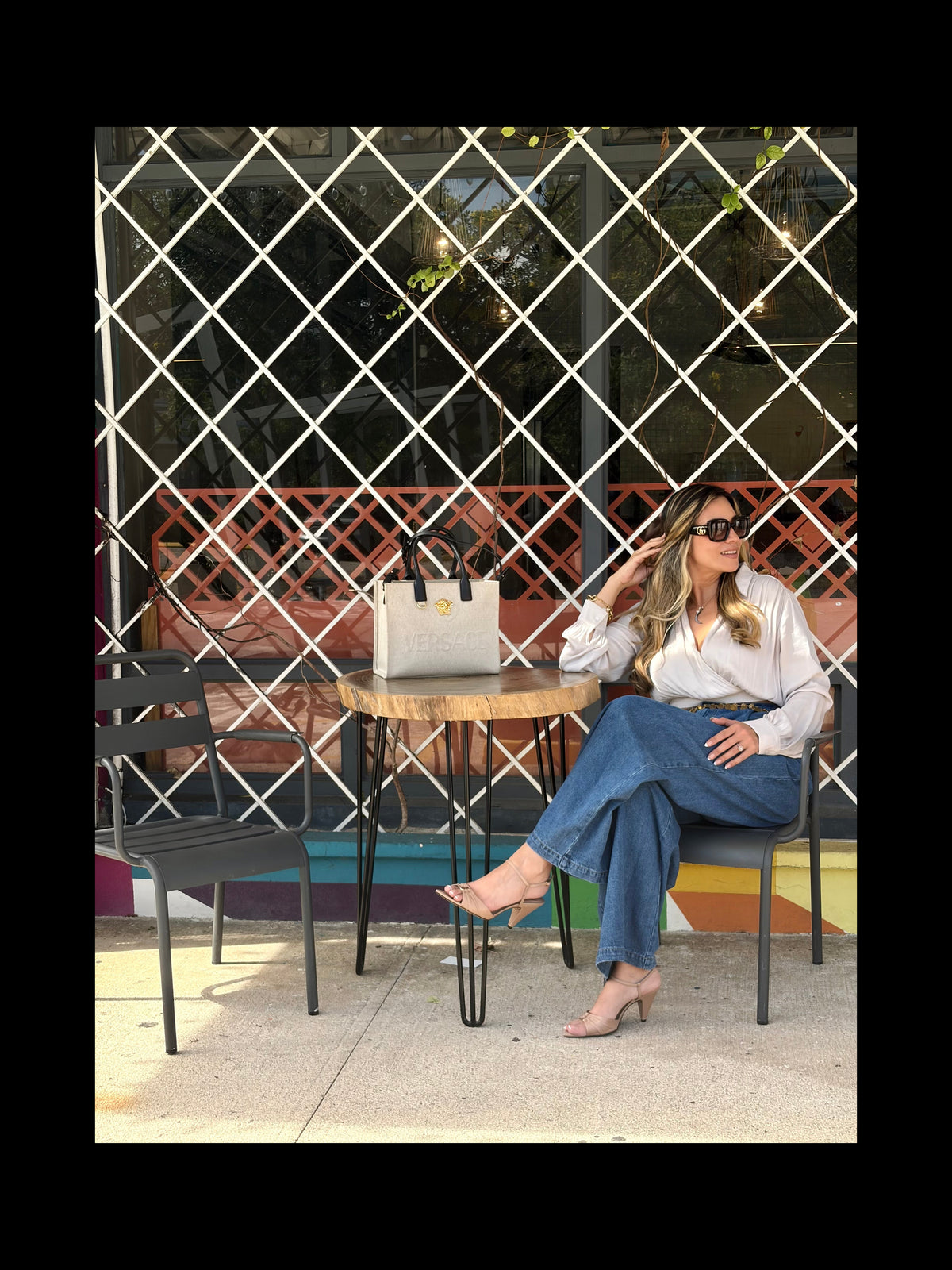 Ivory Cropped Wrap Blouse | Blusa Marfil Corta de Efecto Cruzado
